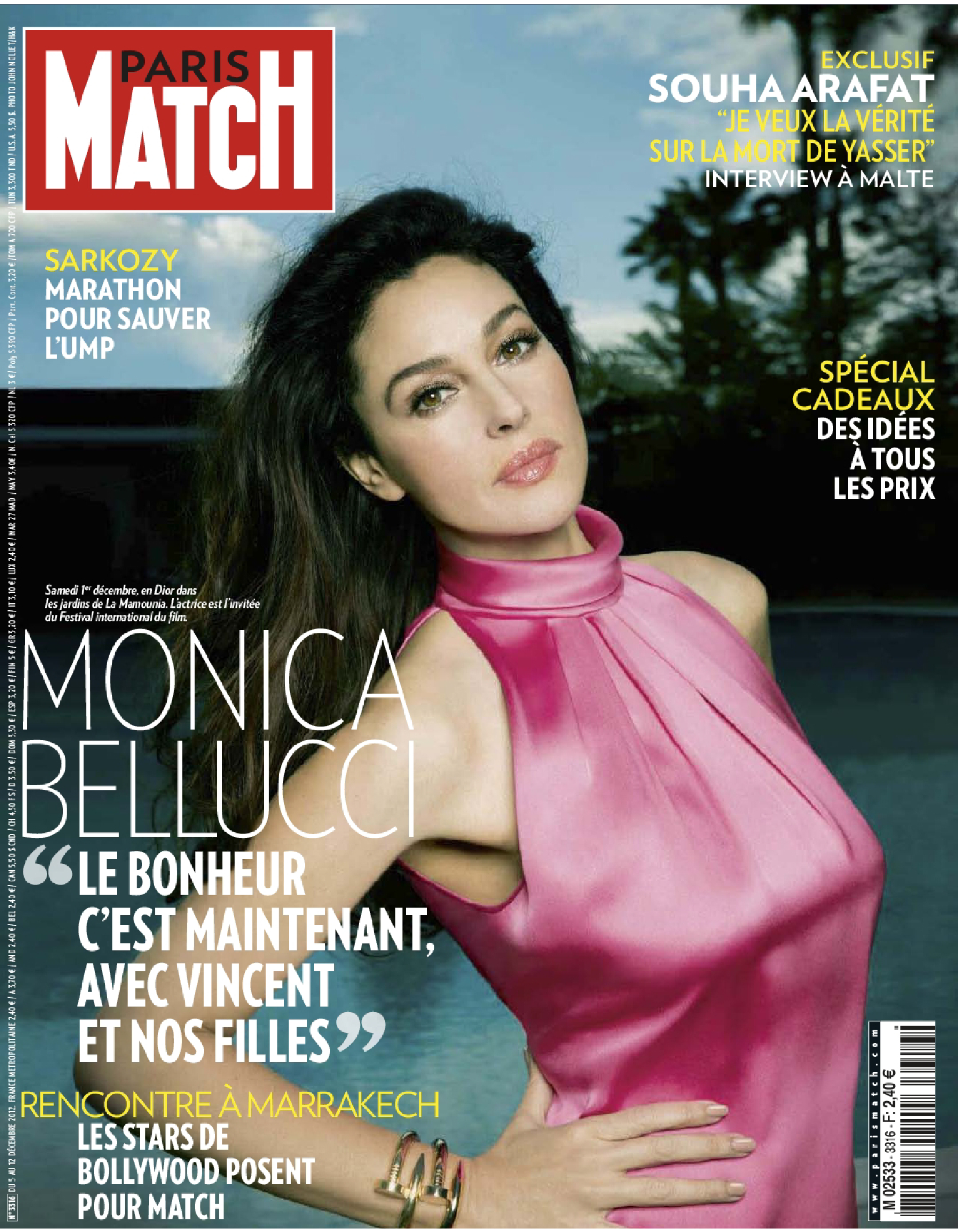 Monica Bellucci - Paris Match Magazine Photoshoot December 2012